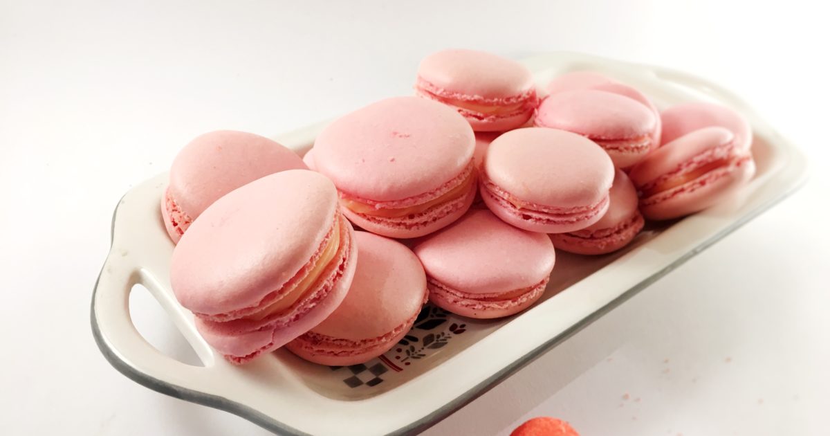 Macarons à La Fraise Tagada Anaïs Délices